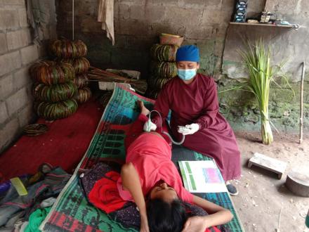 Kunjungan Bumil Resti, Ibu Nifas dan Neonatus Banjar Dinas Dangin Margi Desa Tunjung